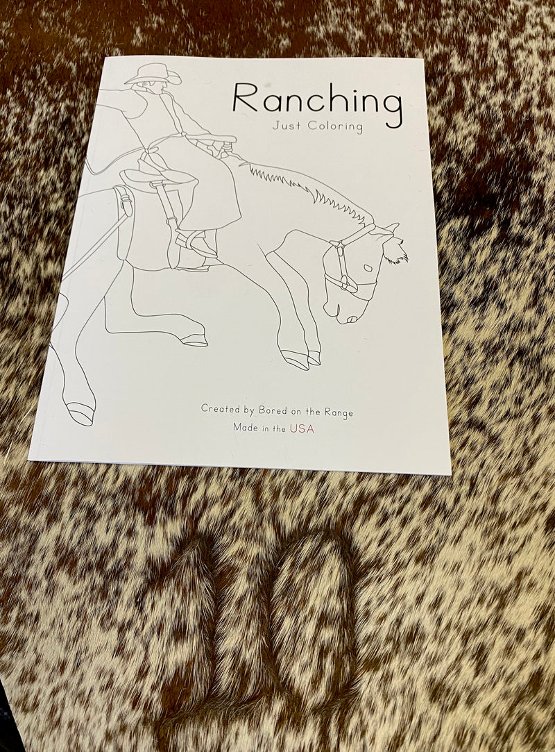 Ranching Coloring Book