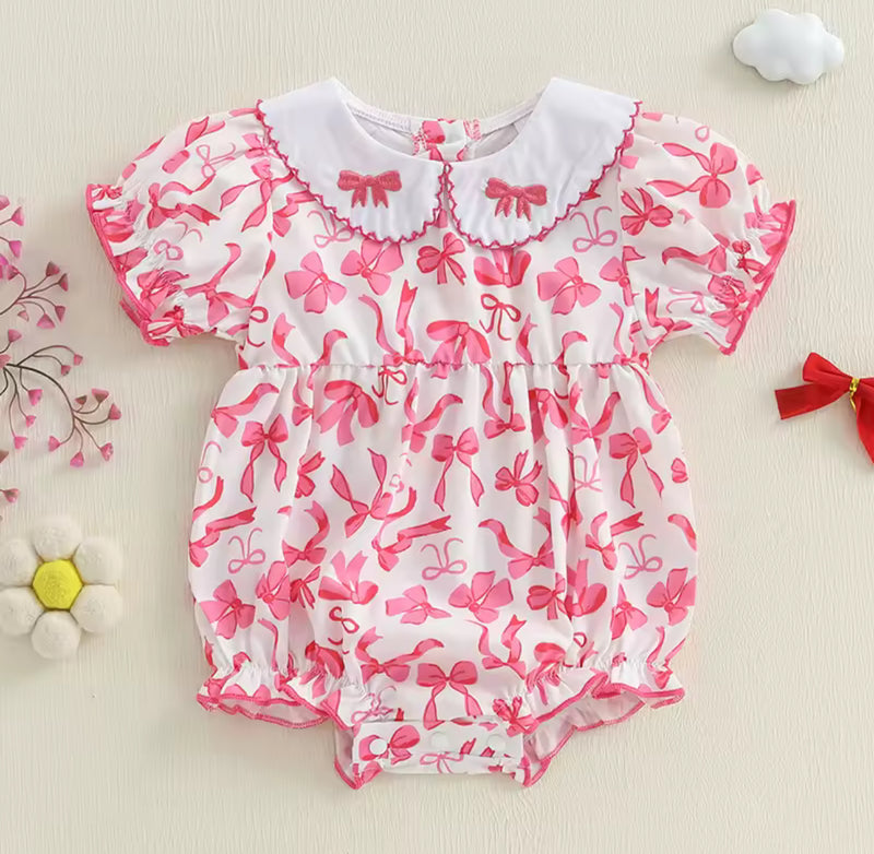 Pink Bows Onesie
