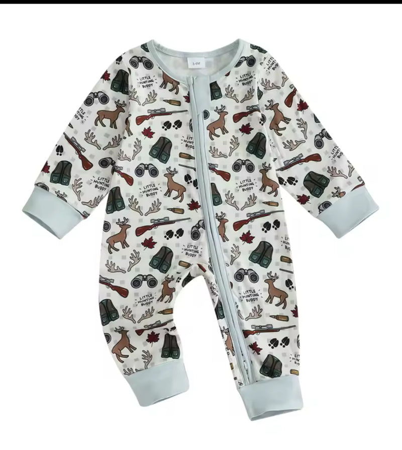 Deer/Ducks Romper-PJs