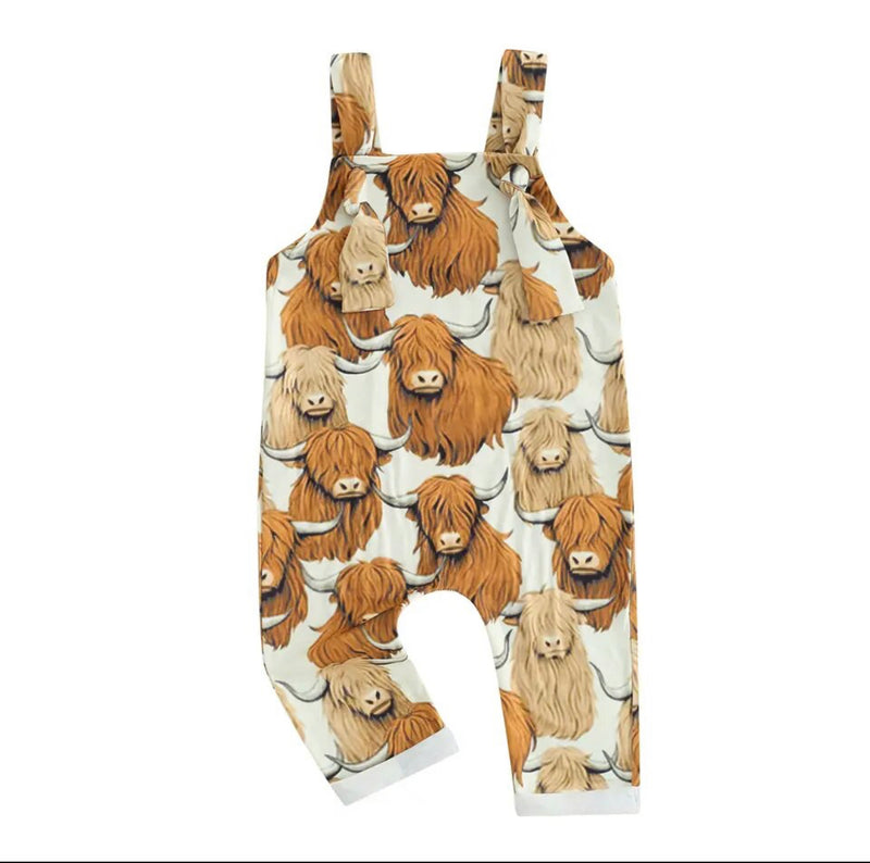 Highlander Cow Romper