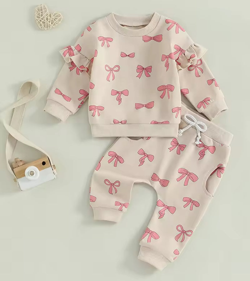 Ruffled Bows Jogger