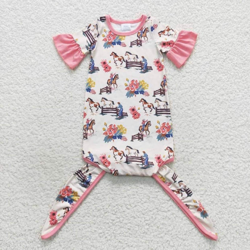 Horses Baby Gown