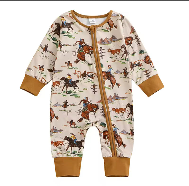 Broncs & Cowboys Romper