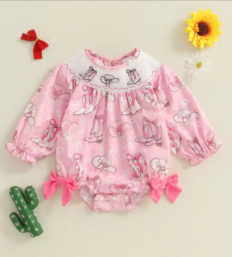 LS Boots & Hat Onesie