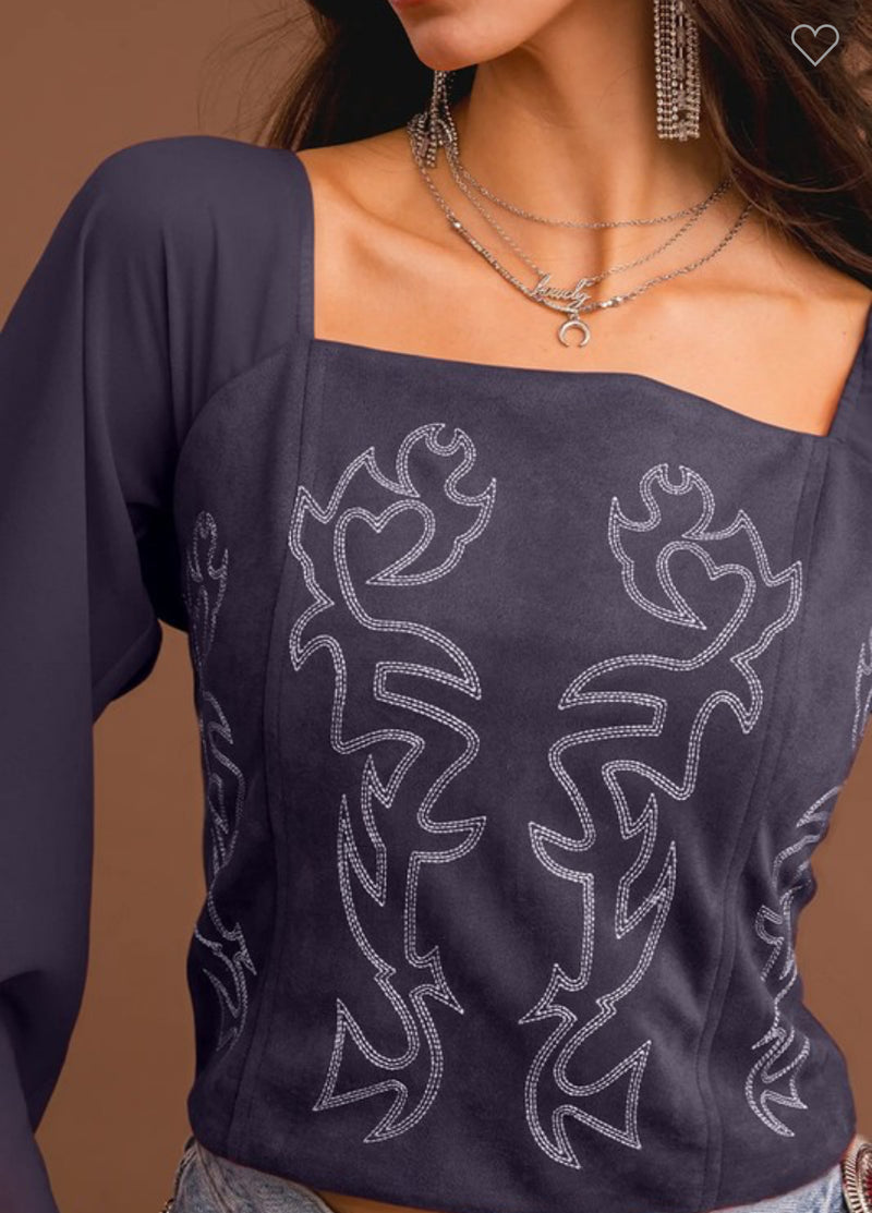 Western Corset with Sleeves