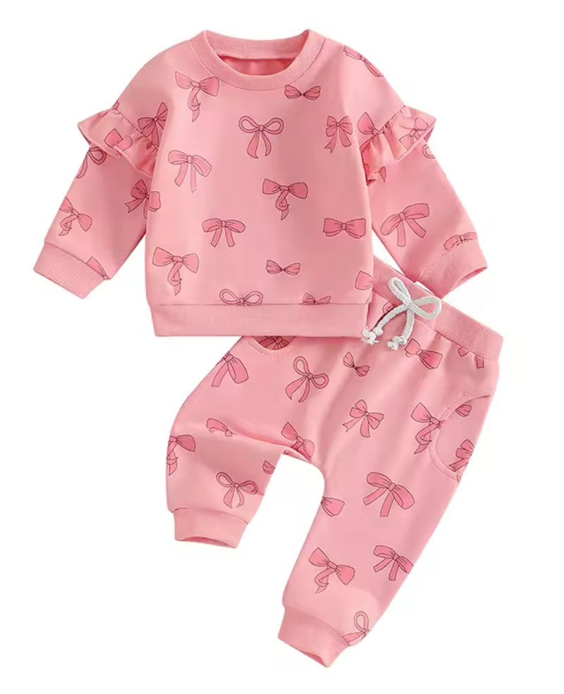 Ruffled Bows Jogger