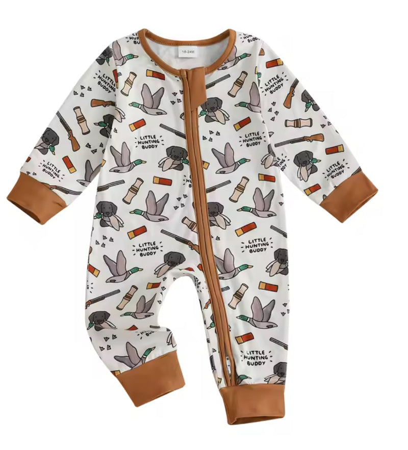 Deer/Ducks Romper-PJs
