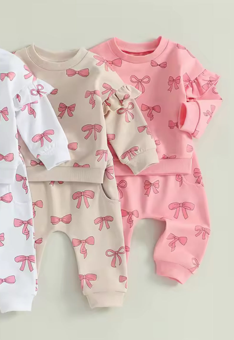 Ruffled Bows Jogger