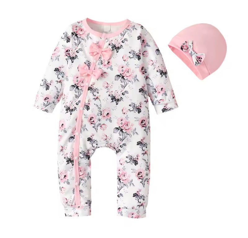 ROSES Pj/Romper Set