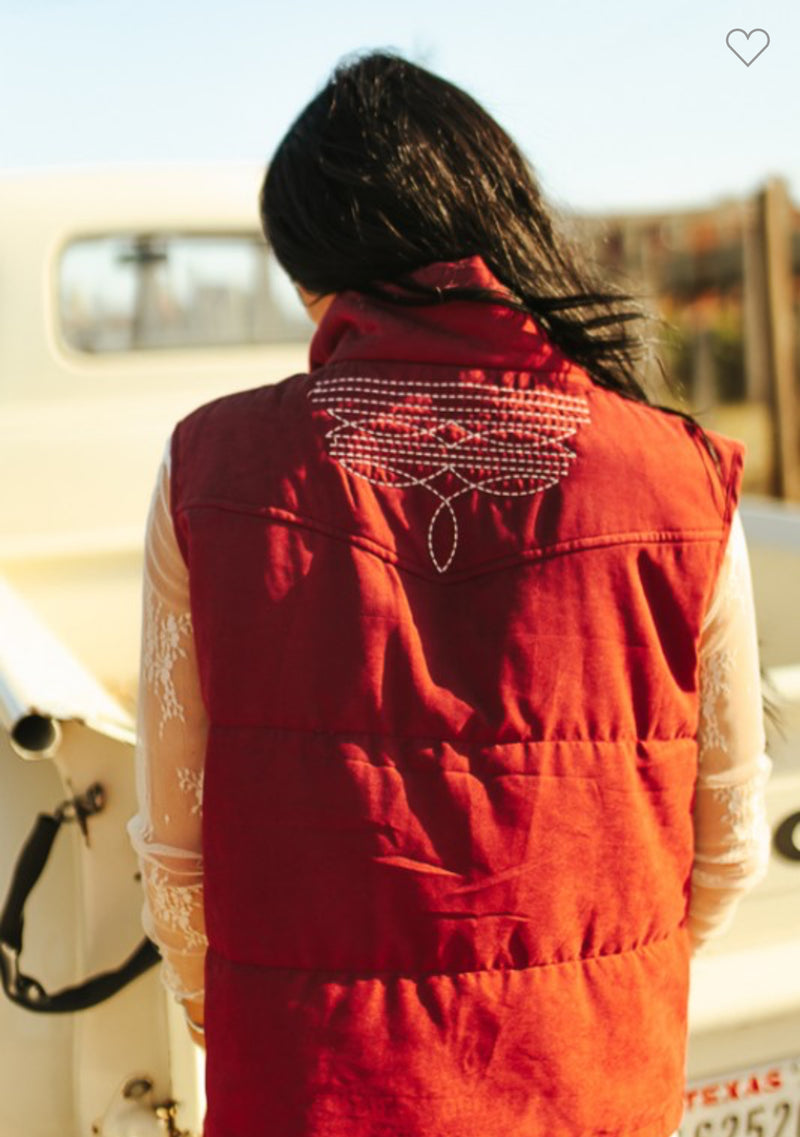 Boot Stitch Rodeo Vest