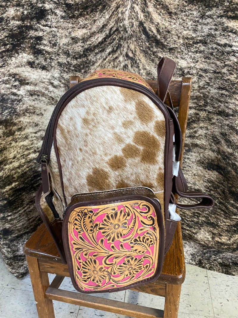 Tooled Backpack PINK