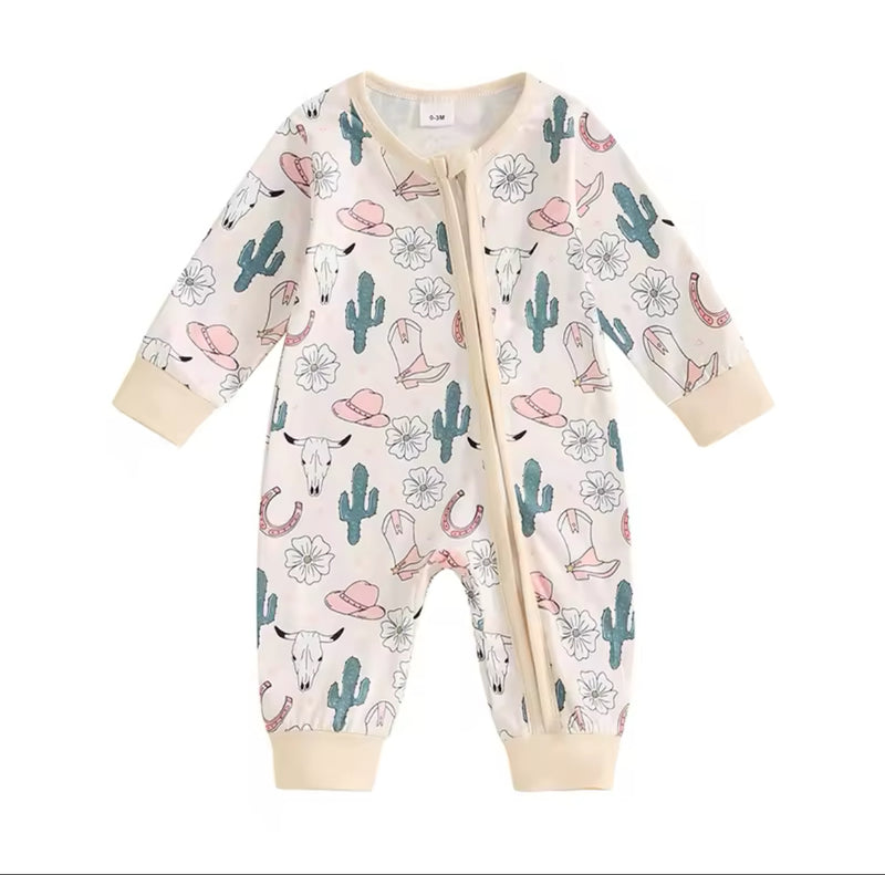 Cowgirl Cactus Romper