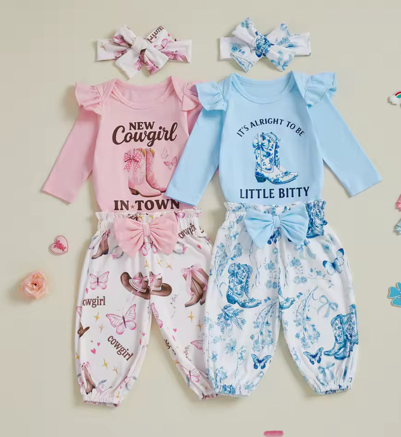 New Western Baby Girl Sets