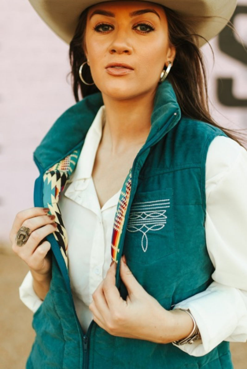Boot Stitch Rodeo Vest
