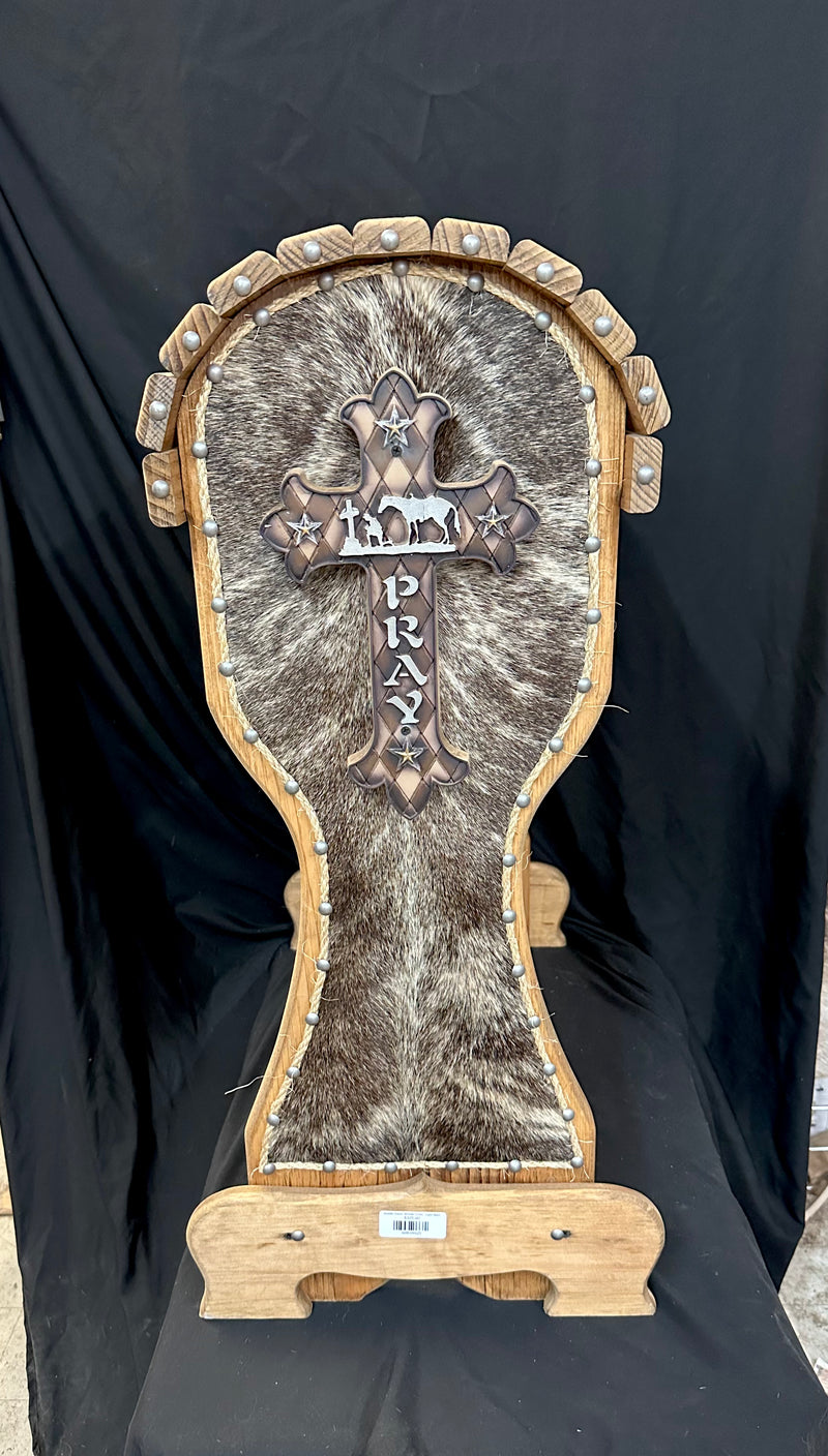 Saddle Stand- Brindle Cross-Light Stain