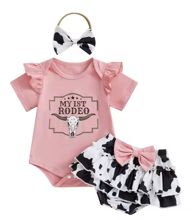 Cowprint First Rodeo – Rhinestones n Rodeo