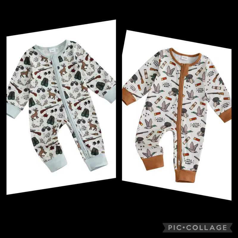 Deer/Ducks Romper-PJs