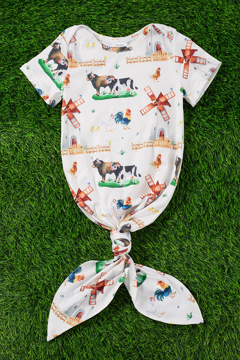 Farm Baby Gown 1