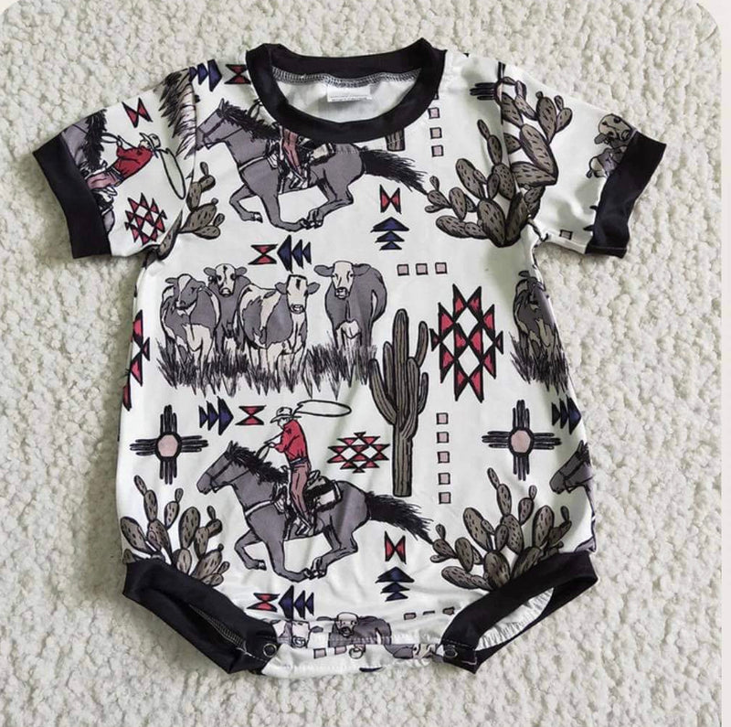 Cactus Cowboys Onesie