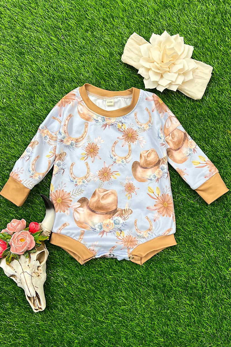 Hats & Flowers Onesie