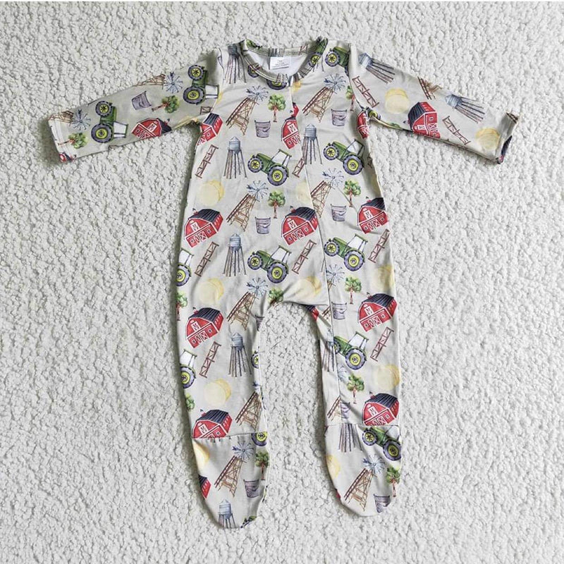 Farm Footie PJs