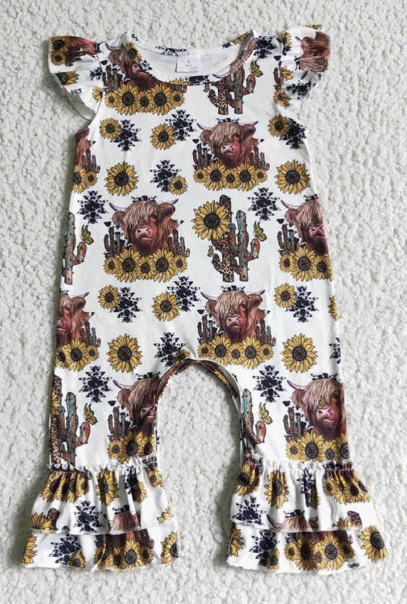 Highlander Sunflower Romper