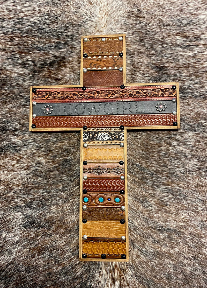 Handmade Vintage Belt Cross