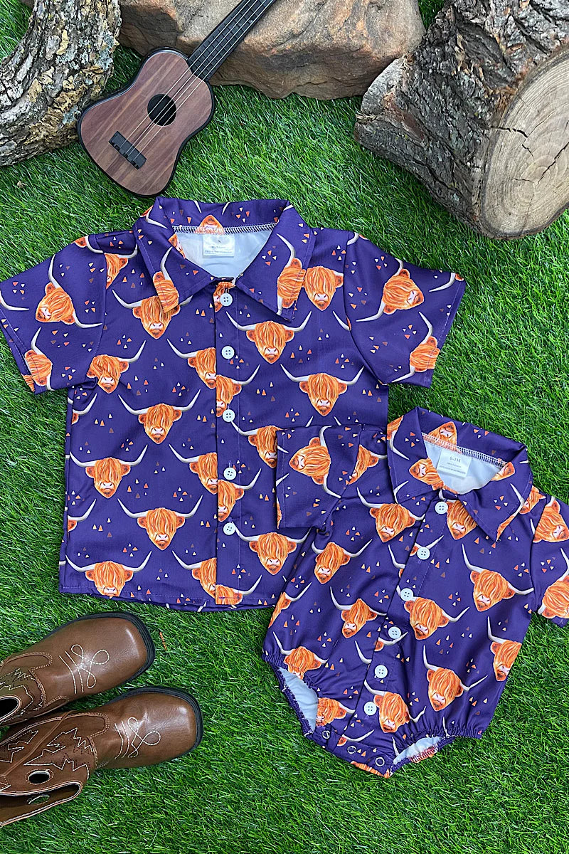 Purple Highlander Onesie