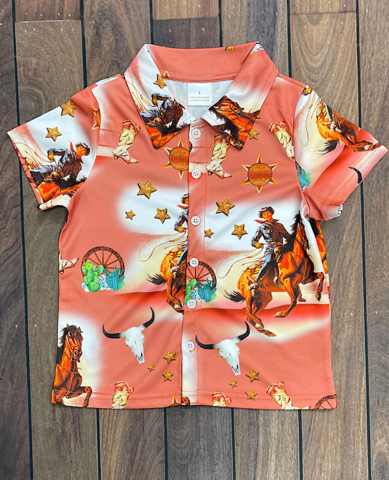 Western Cowboys Onesie & Shirt