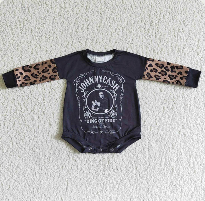 Johnny Cash LS Onesie