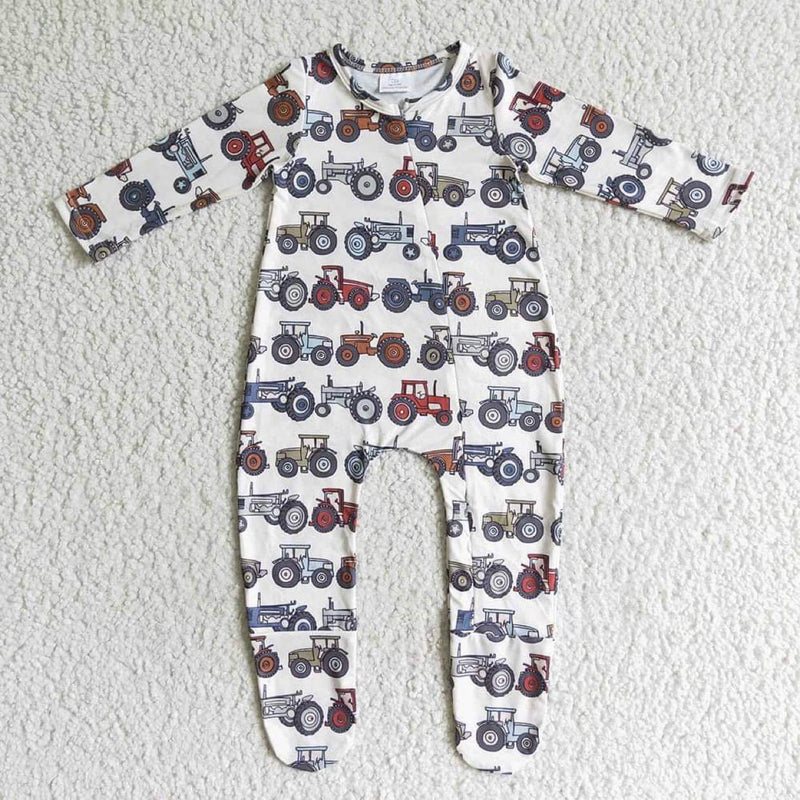 Tractors Footie PJs